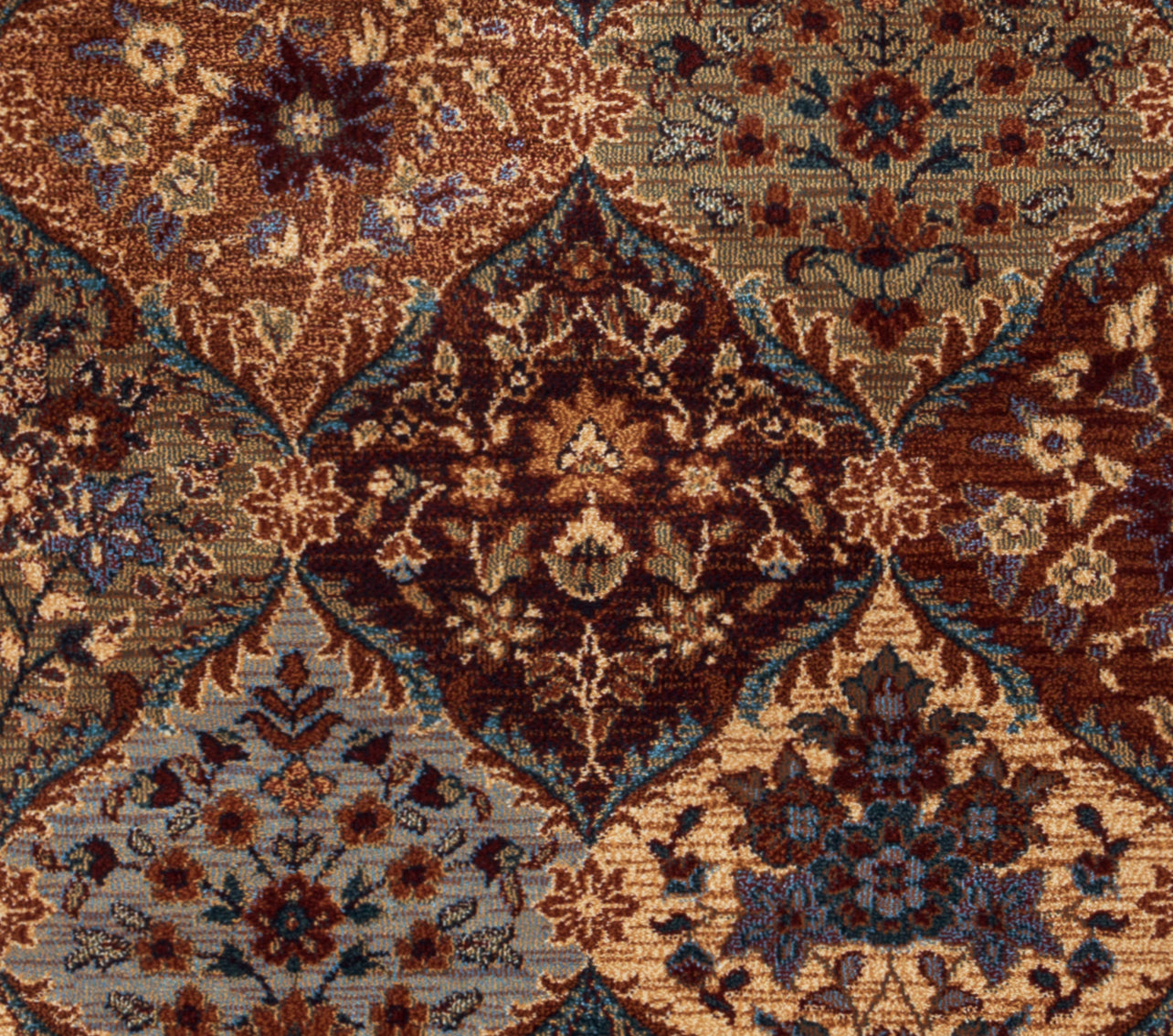 Rizzy Home Bellevue BV3199 Khaki Border Area Rug