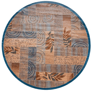 Rizzy Home Bellevue BV3203 Blue Abstract Area Rug
