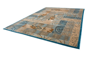 Rizzy Home Bellevue BV3203 Blue Abstract Area Rug
