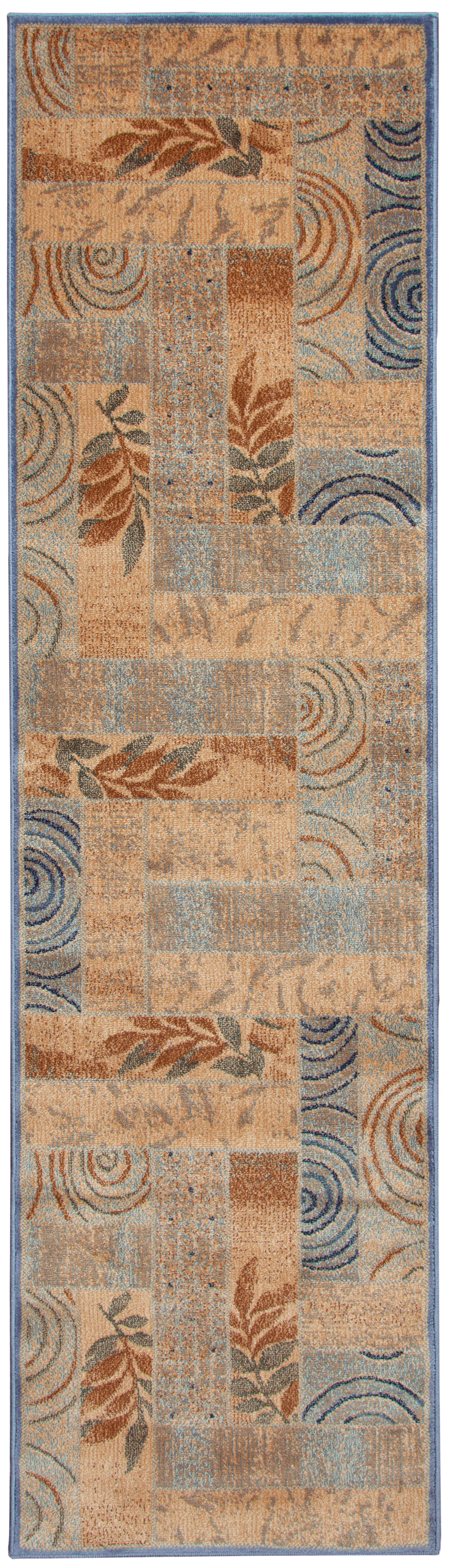 Rizzy Home Bellevue BV3203 Blue Abstract Area Rug