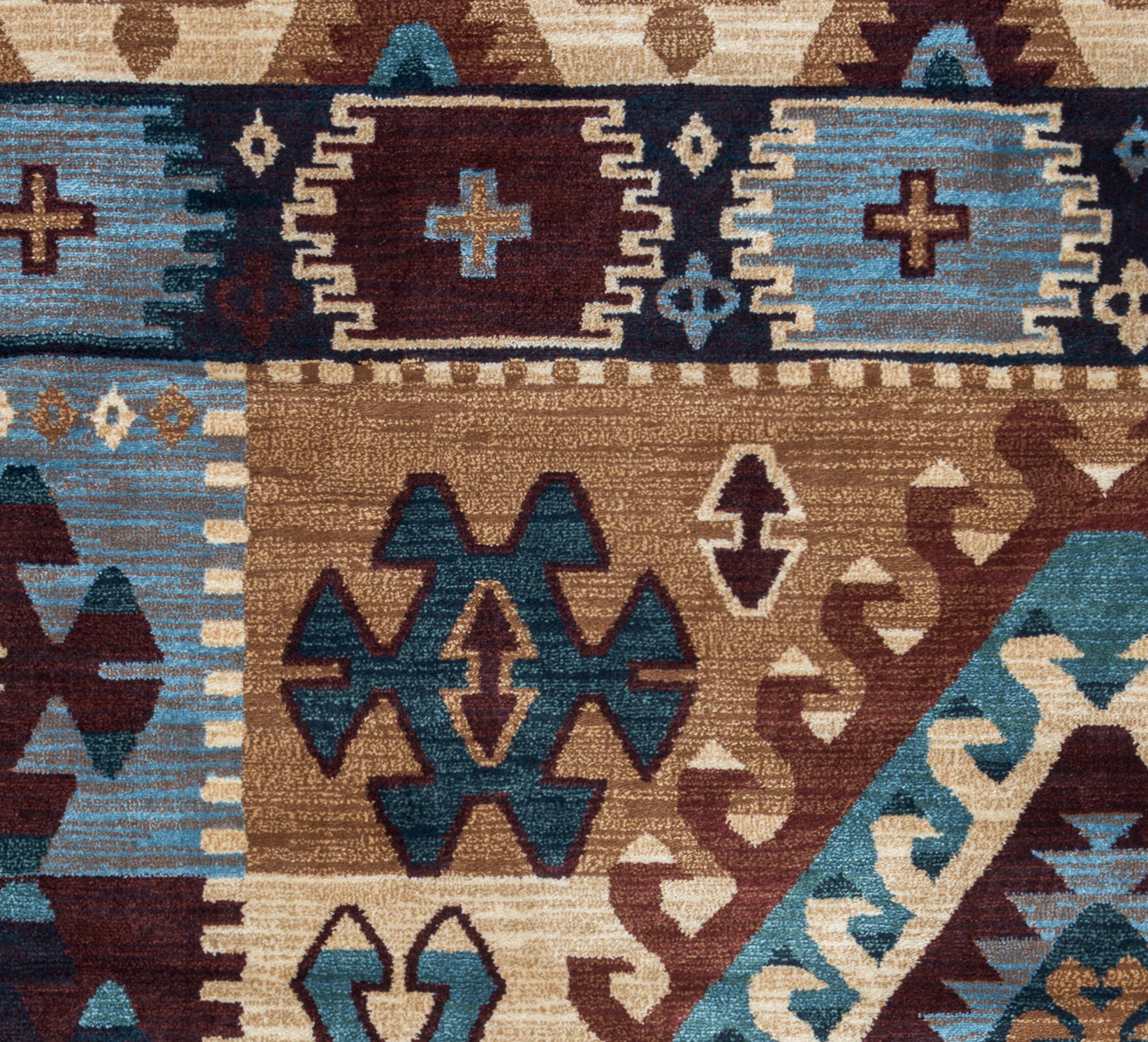 Rizzy Home Bellevue BV3703 Multi-Colored Patchwork Area Rug