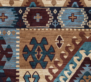 Rizzy Home Bellevue BV3703 Multi-Colored Patchwork Area Rug