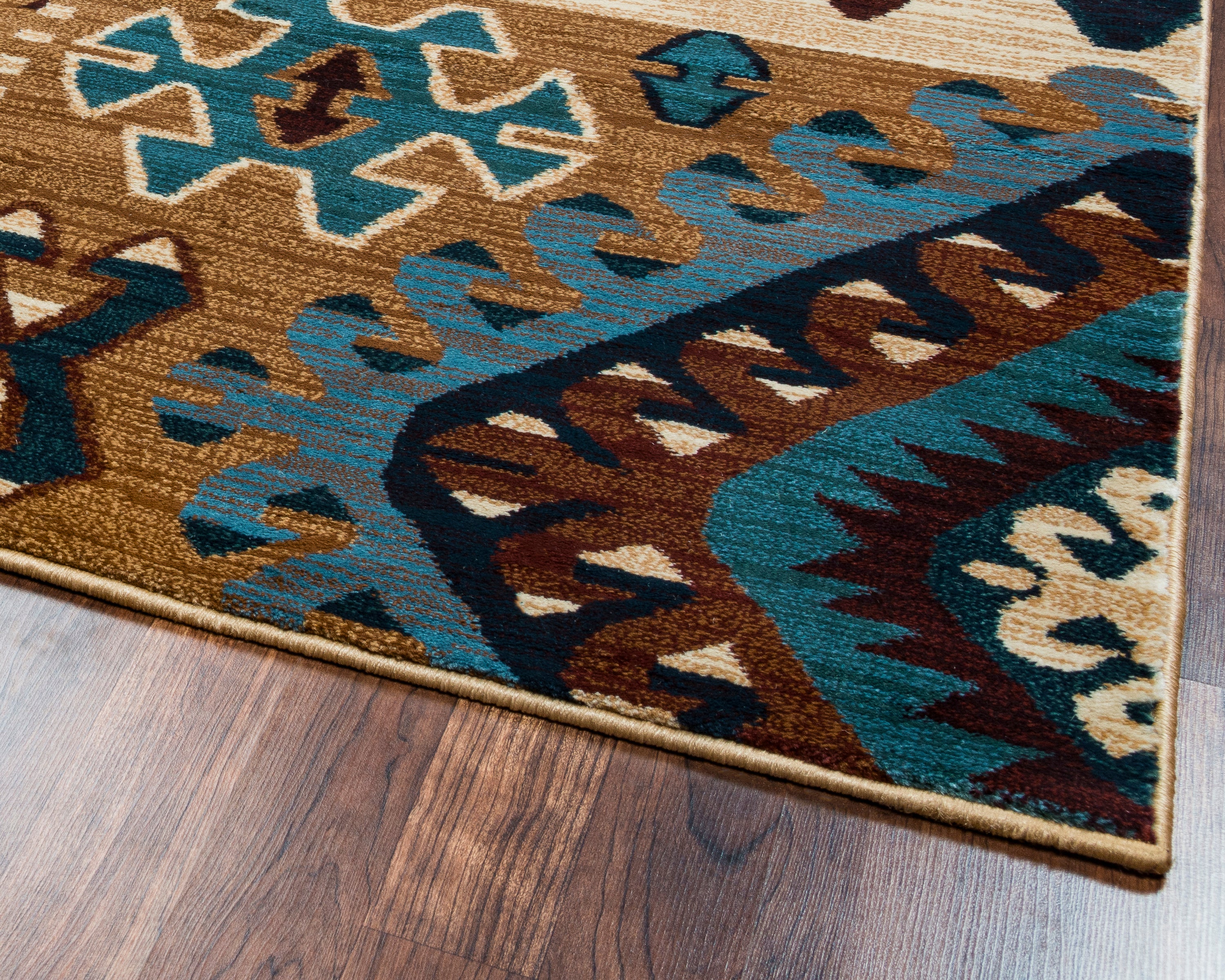 Rizzy Home Bellevue BV3703 Multi-Colored Patchwork Area Rug
