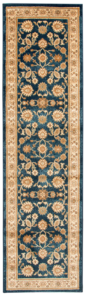 Rizzy Home Bellevue BV3714 Blue Border Area Rug