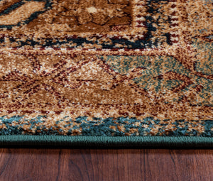 Rizzy Home Bellevue BV3728 Blue Border Area Rug