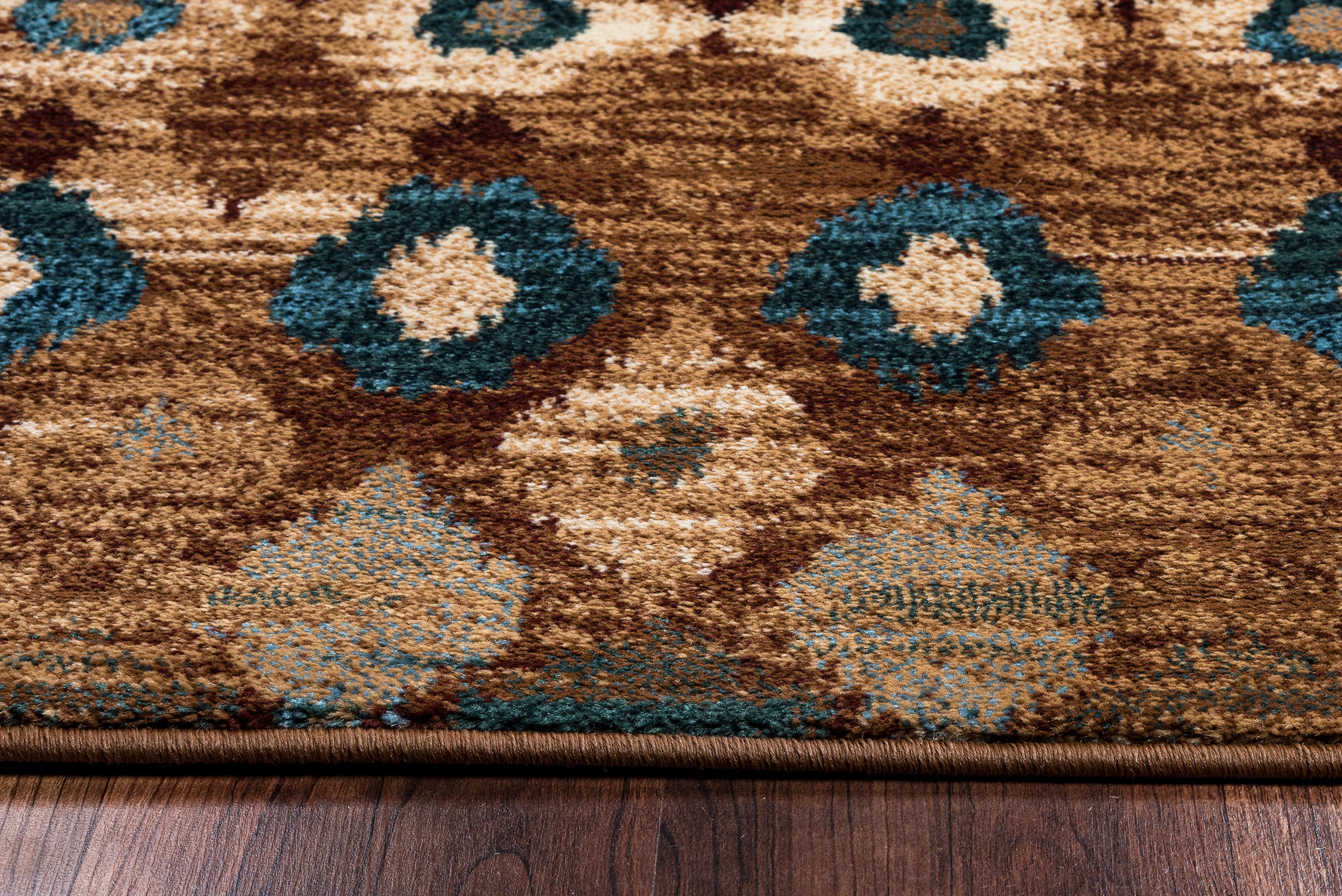 Rizzy Home Bellevue BV3966 Tan/Camel/Brown Ikat Area Rug