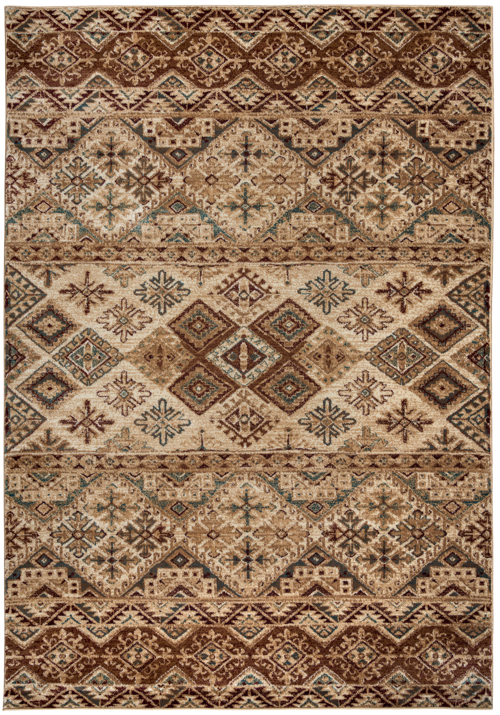 Rizzy Home Bellevue BV3992 Ivory Ornamental Area Rug