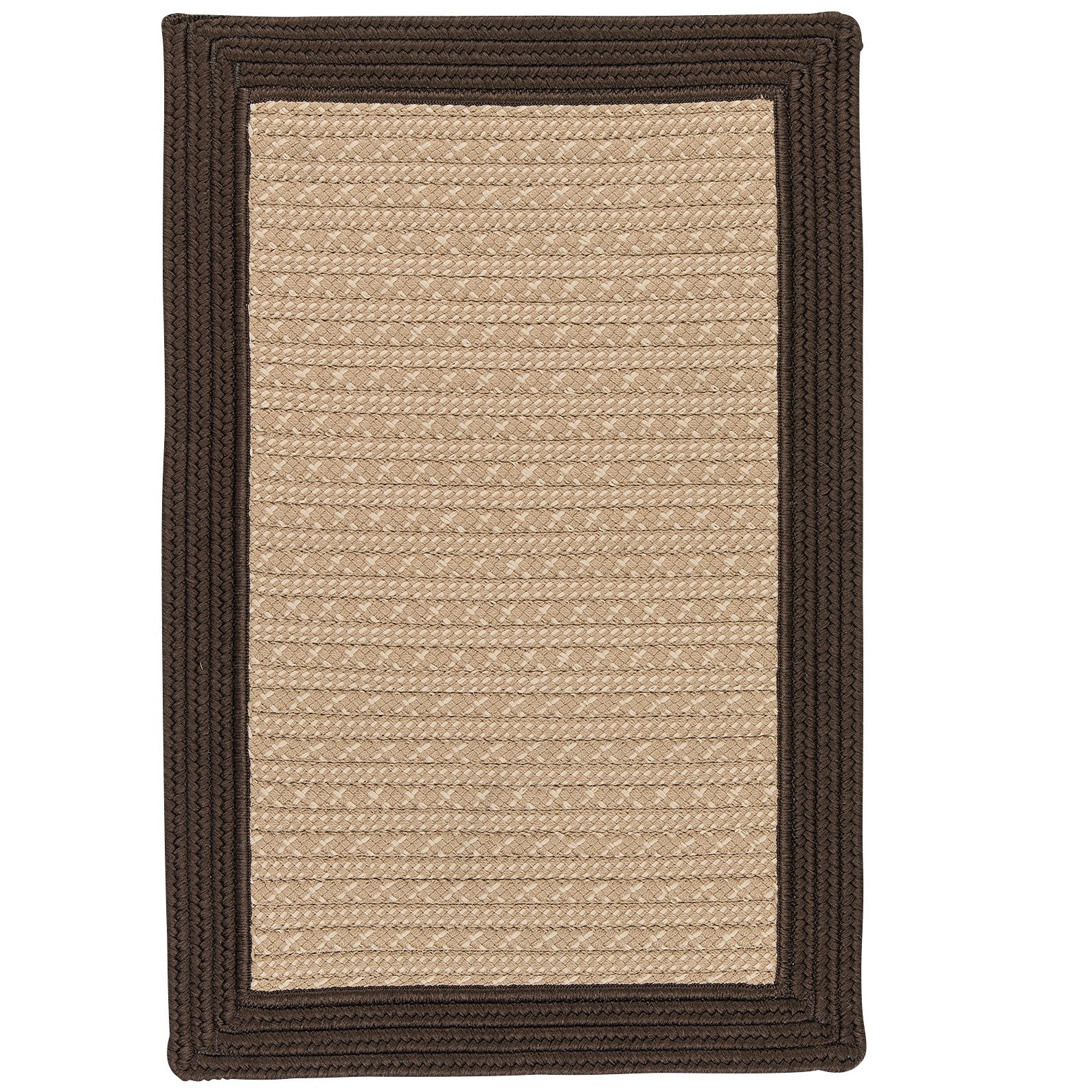 Colonial Mills Bayswater BY03 Brown Bordered Area Rug