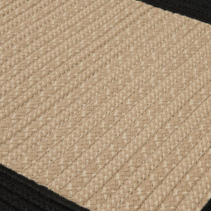 Colonial Mills Bayswater BY13 Black Bordered Area Rug