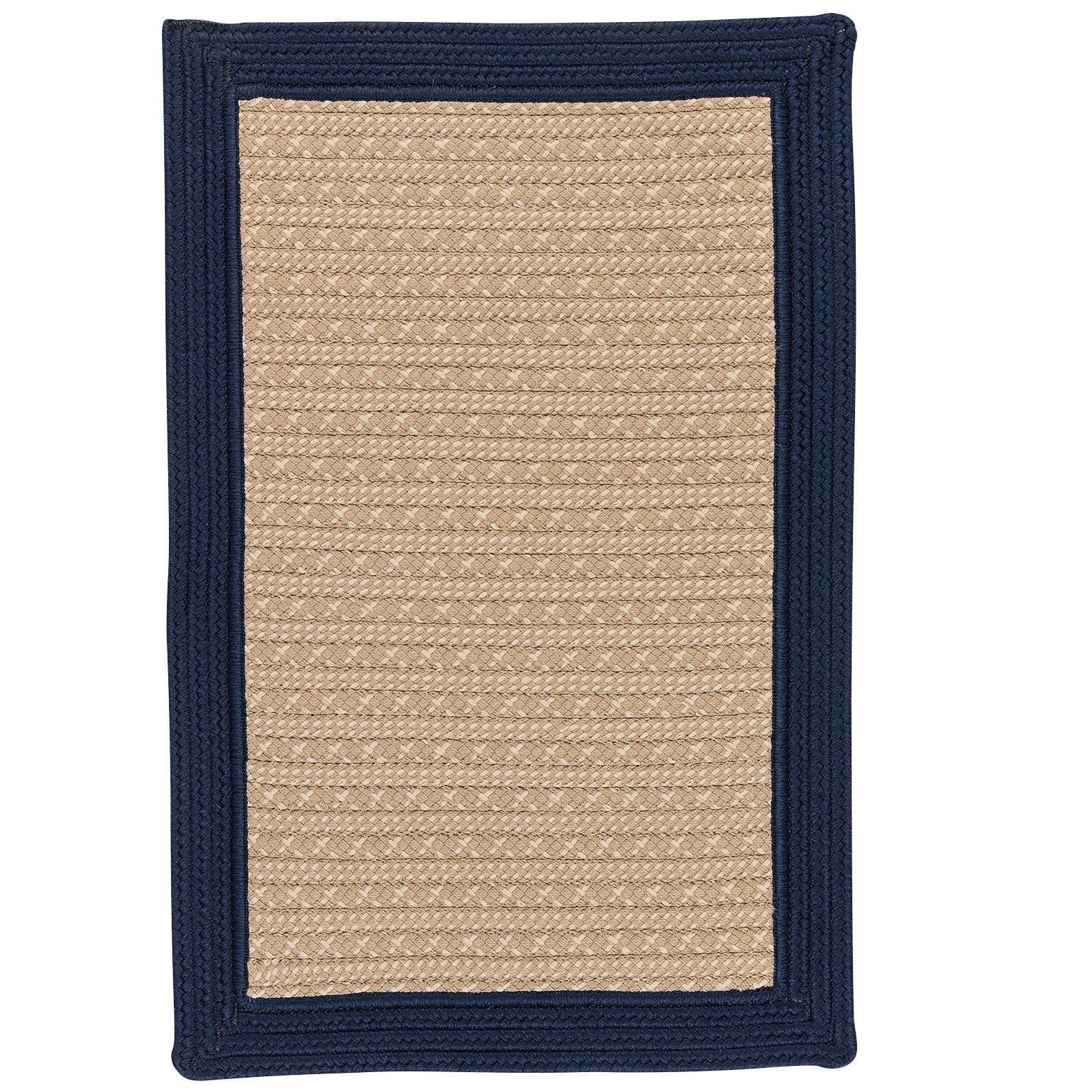 Colonial Mills Bayswater BY53 Navy Bordered Area Rug