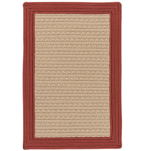 Colonial Mills Bayswater BY73 Brick Bordered Area Rug