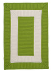 Colonial Mills Rope Walk CB91 Bright Green Indoor/Outdoor Area Rug