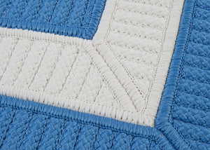 Colonial Mills Rope Walk CB95 Blue Ice Indoor/Outdoor Area Rug