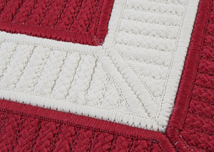 Colonial Mills Rope Walk CB97 Red Indoor/Outdoor Area Rug