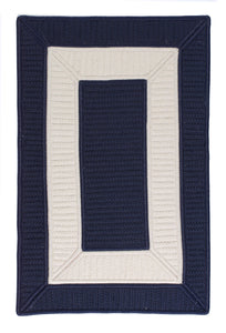 Colonial Mills Rope Walk CB99 Navy Indoor/Outdoor Area Rug