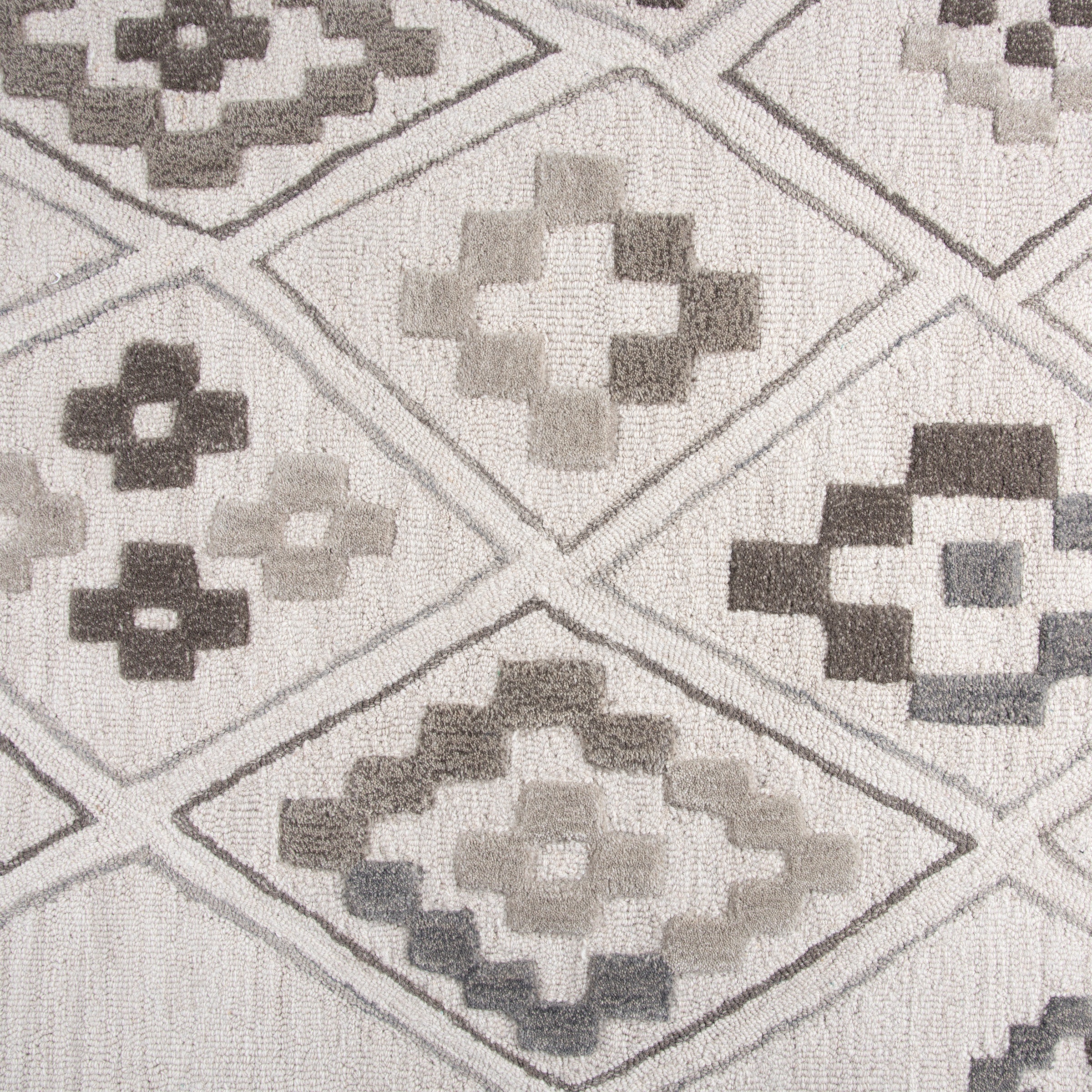 Rizzy Home Caterine CE678A Cream Geometric Area Rug
