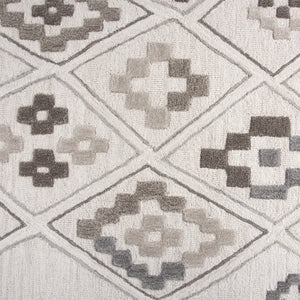 Rizzy Home Caterine CE678A Cream Geometric Area Rug