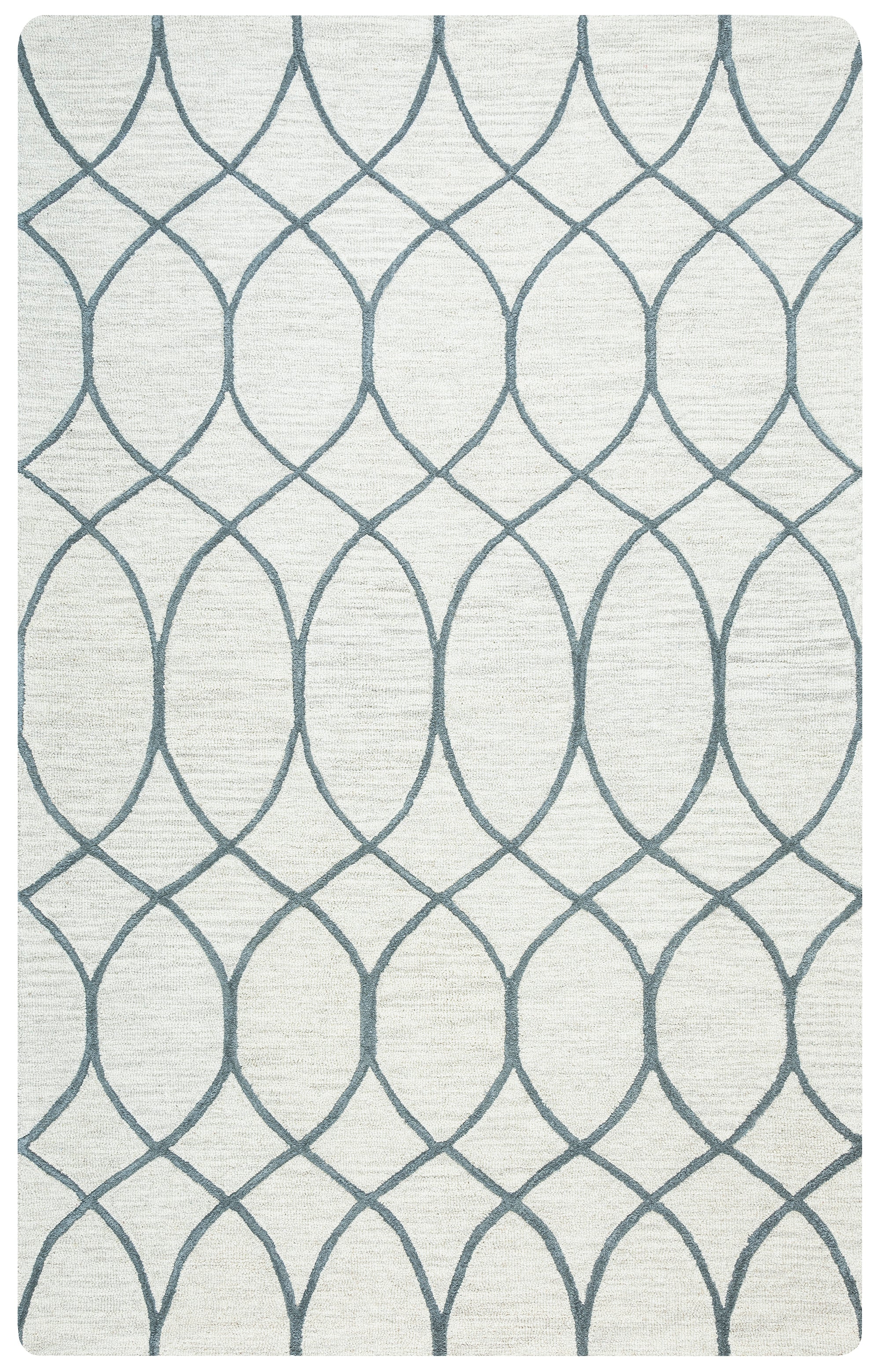 Rizzy Home Caterine CE9482 Khaki Trellis Area Rug