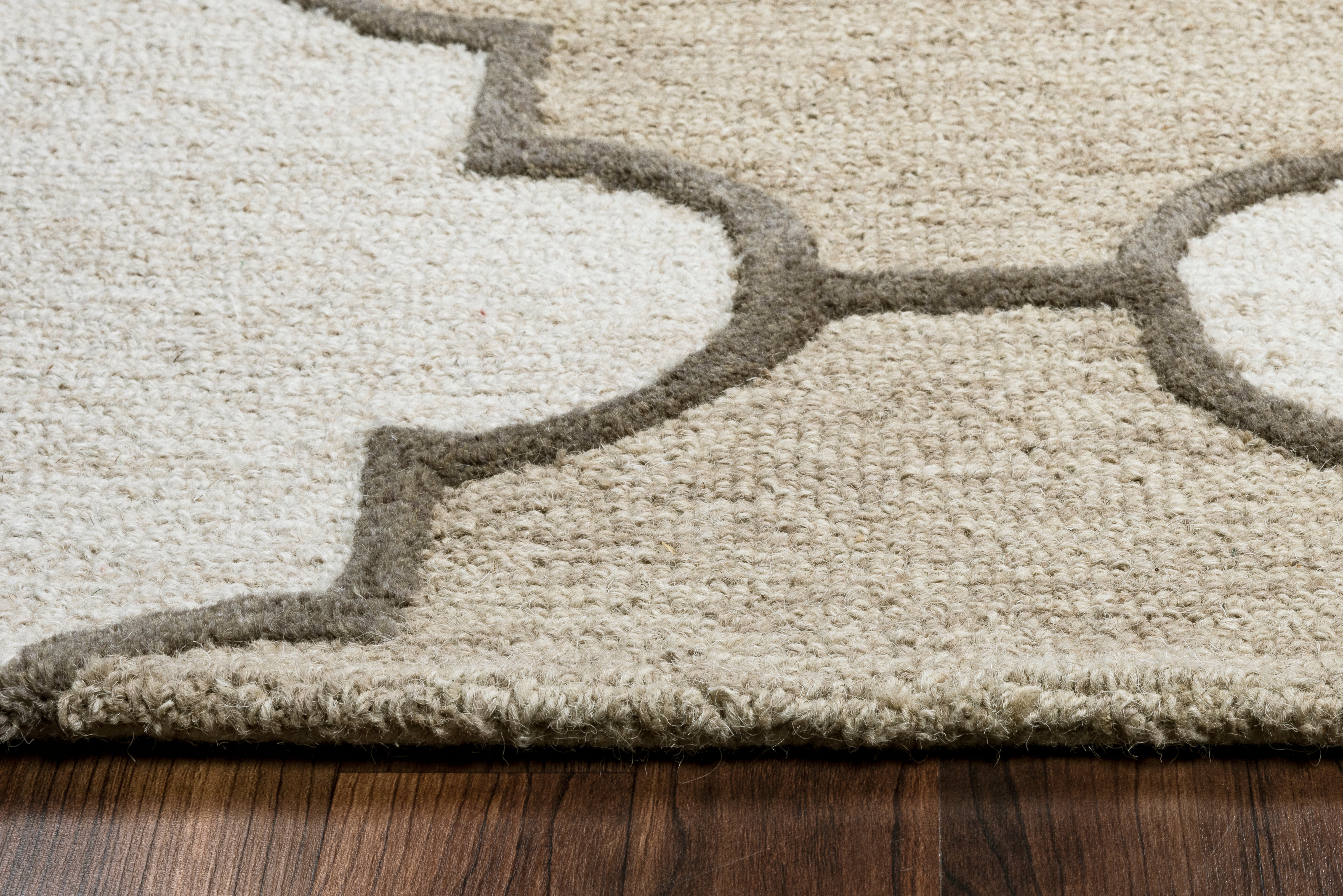 Rizzy Home Caterine CE9533 Ivory Trellis Area Rug