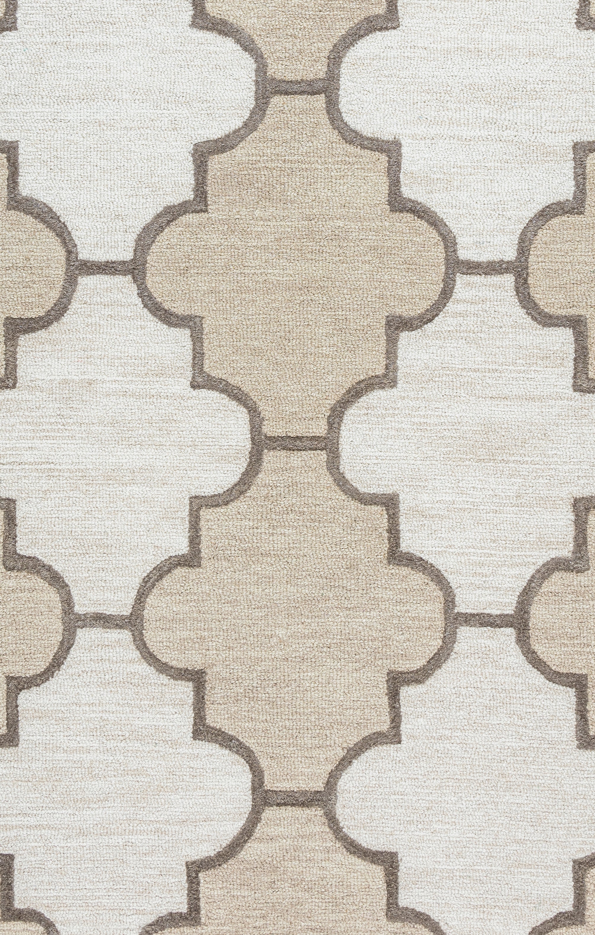 Rizzy Home Caterine CE9533 Ivory Trellis Area Rug
