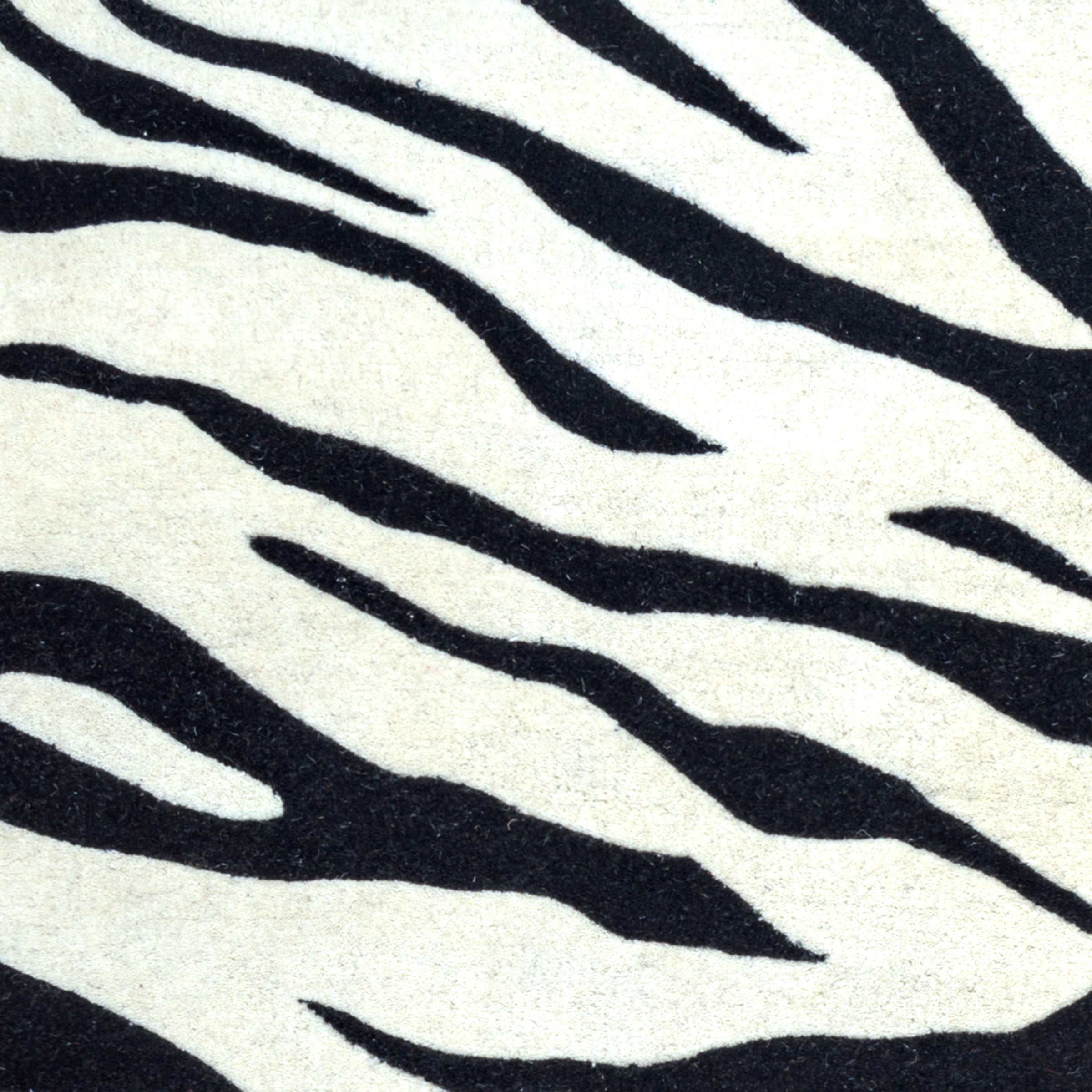 Rizzy Home Craft CF0783 Off White Animal Print Area Rug