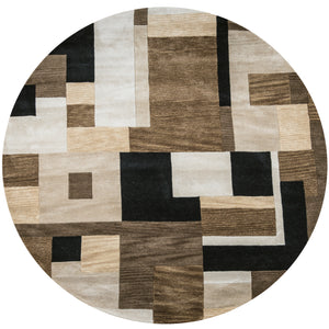 Rizzy Home Craft CF0786 Multi-Colored Block Area Rug