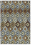 Rizzy Home Carrington CG4801 Black Trellis Area Rug