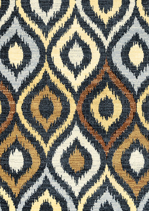 Rizzy Home Carrington CG4801 Black Trellis Area Rug