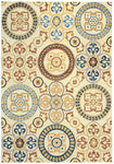 Rizzy Home Carrington CG4802 Ivory Medallion Area Rug