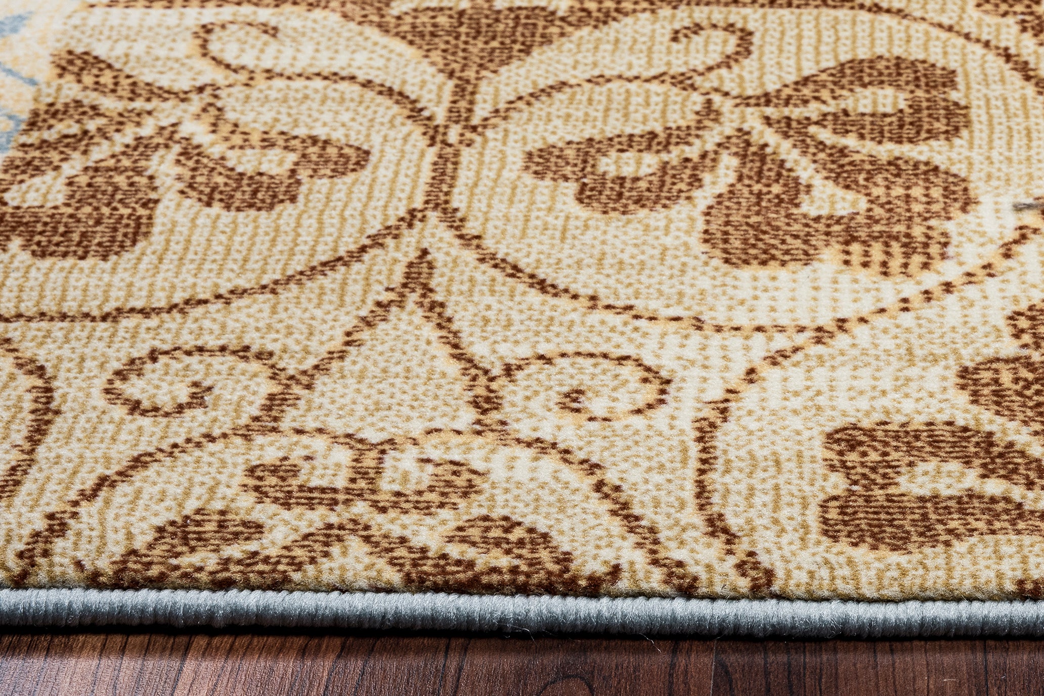 Rizzy Home Carrington CG4852 Ivory/Camel Patchwork Area Rug