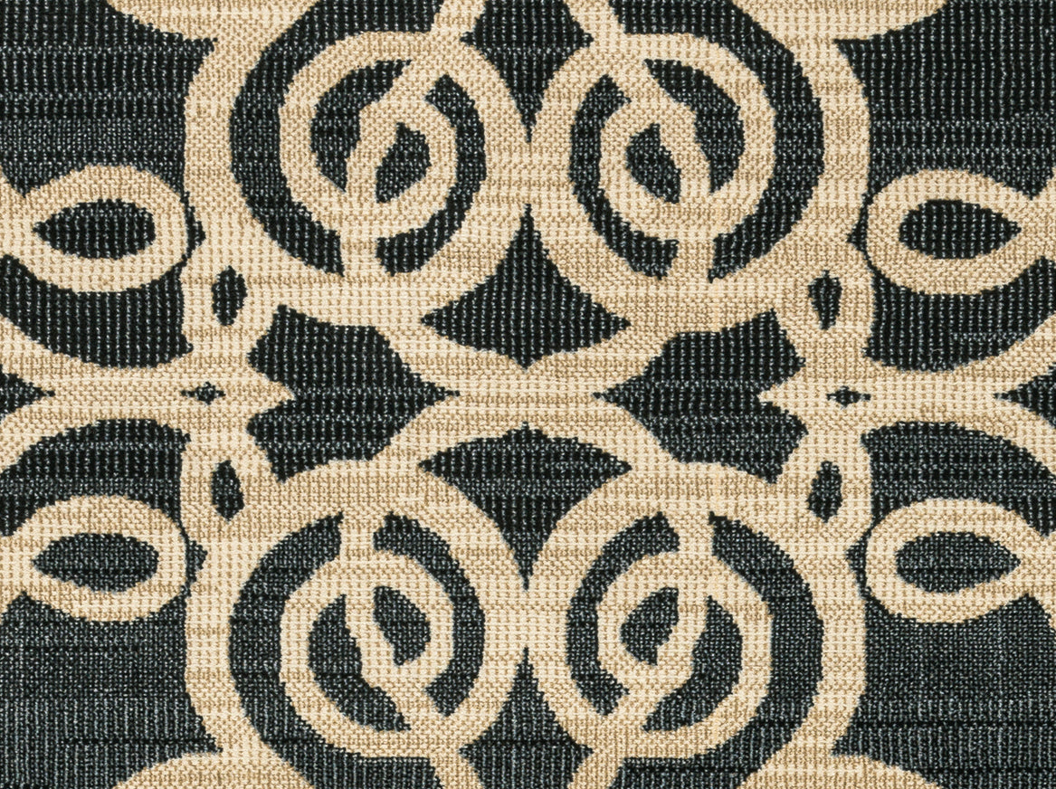 Rizzy Home Carrington CG4853 Black Trellis Area Rug