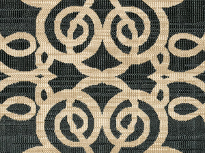 Rizzy Home Carrington CG4853 Black Trellis Area Rug