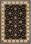 Rizzy Home Chateau CH4218 Black Border Area Rug