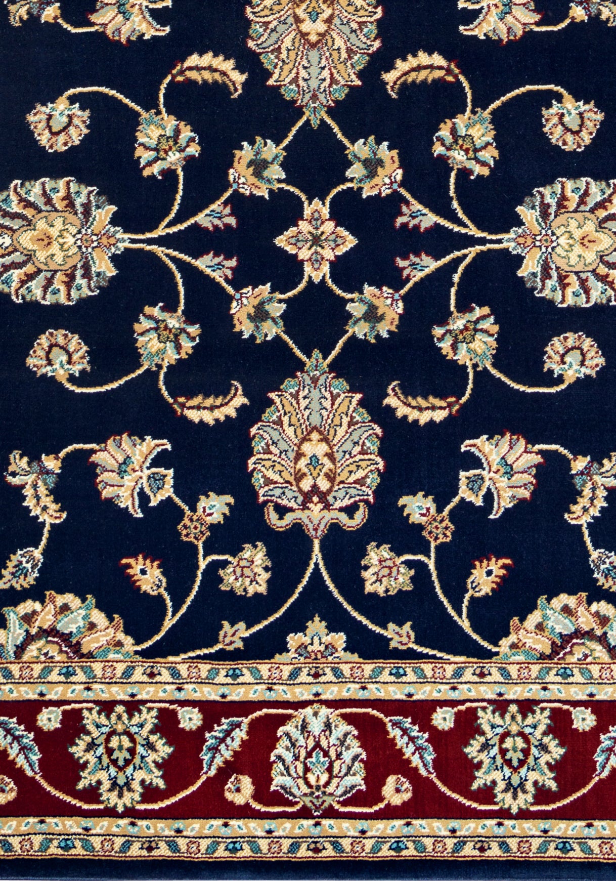 Rizzy Home Chateau CH4219 Black Border Area Rug