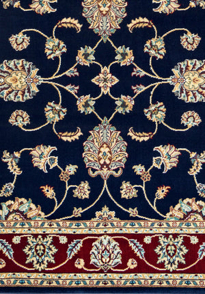 Rizzy Home Chateau CH4219 Black Border Area Rug