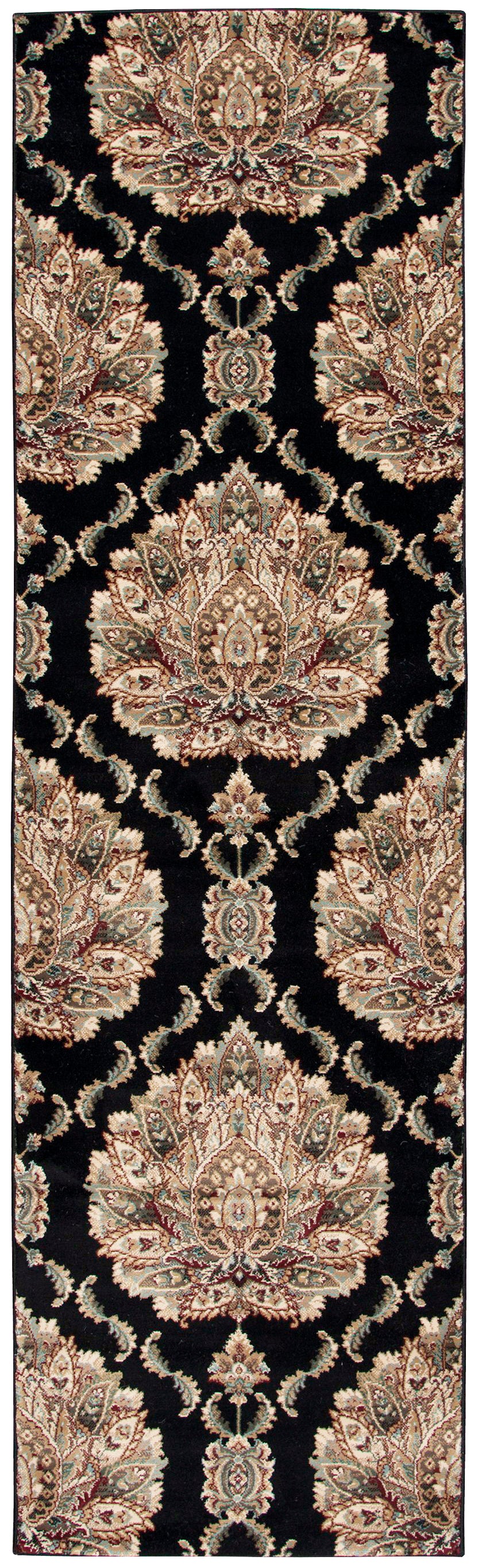 Rizzy Home Chateau CH4238 Black Ornamental Area Rug