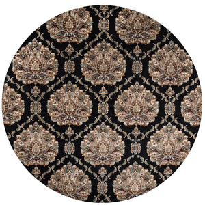Rizzy Home Chateau CH4238 Black Ornamental Area Rug
