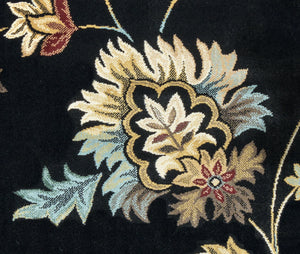 Rizzy Home Chateau CH4331 Black Floral Area Rug