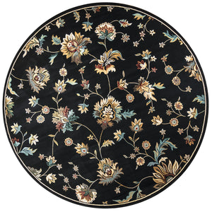 Rizzy Home Chateau CH4331 Black Floral Area Rug