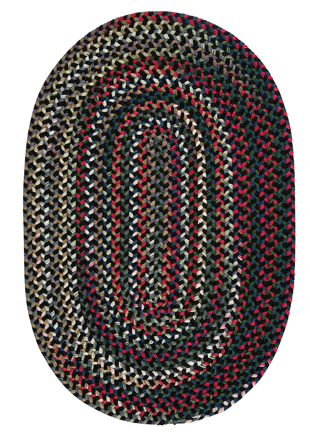 Colonial Mills Chestnut Knoll CK47 Black Satin Traditional Area Rug