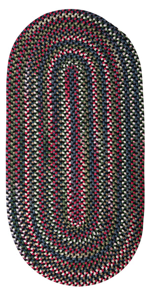 Colonial Mills Chestnut Knoll CK47 Black Satin Traditional Area Rug