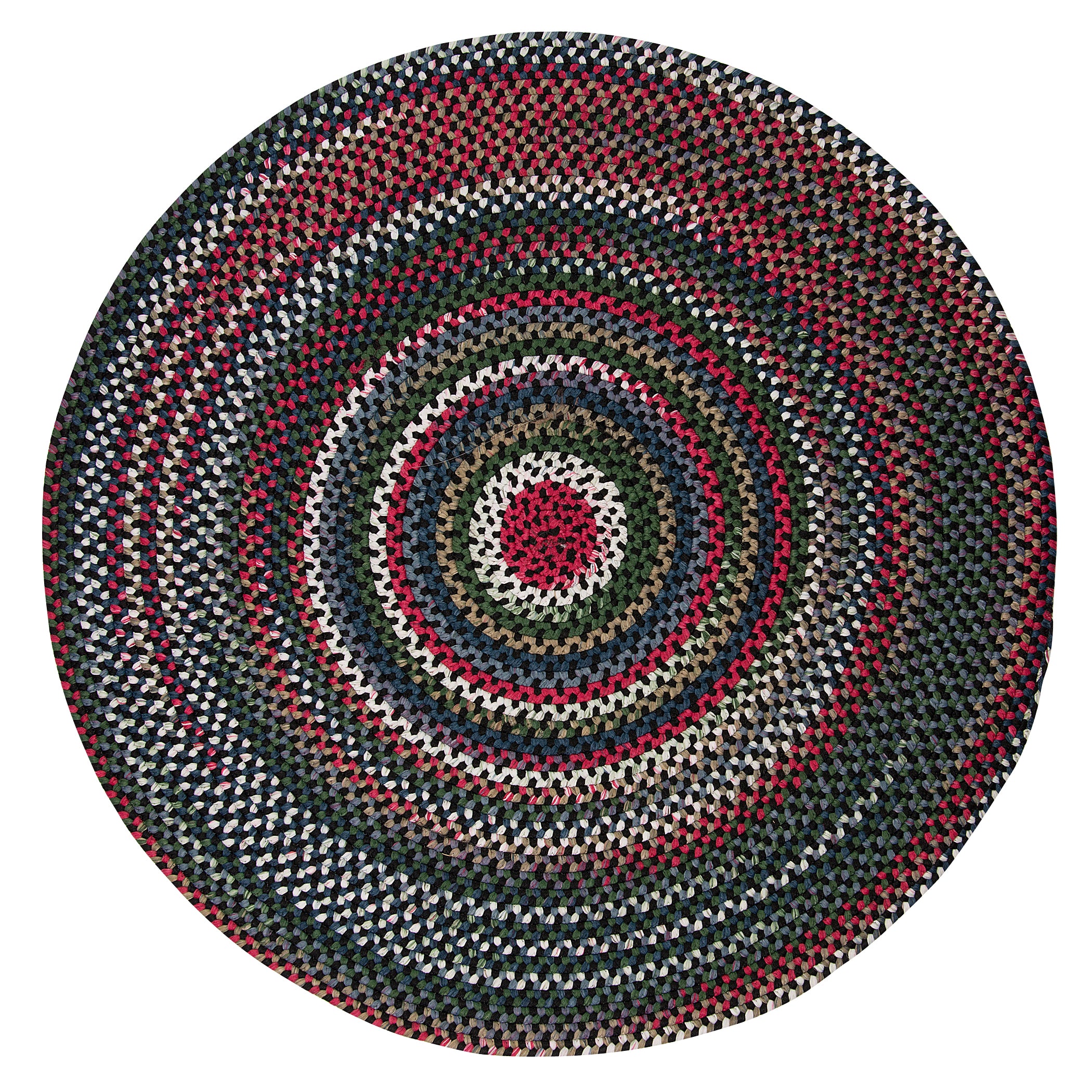 Colonial Mills Chestnut Knoll CK47 Black Satin Traditional Area Rug