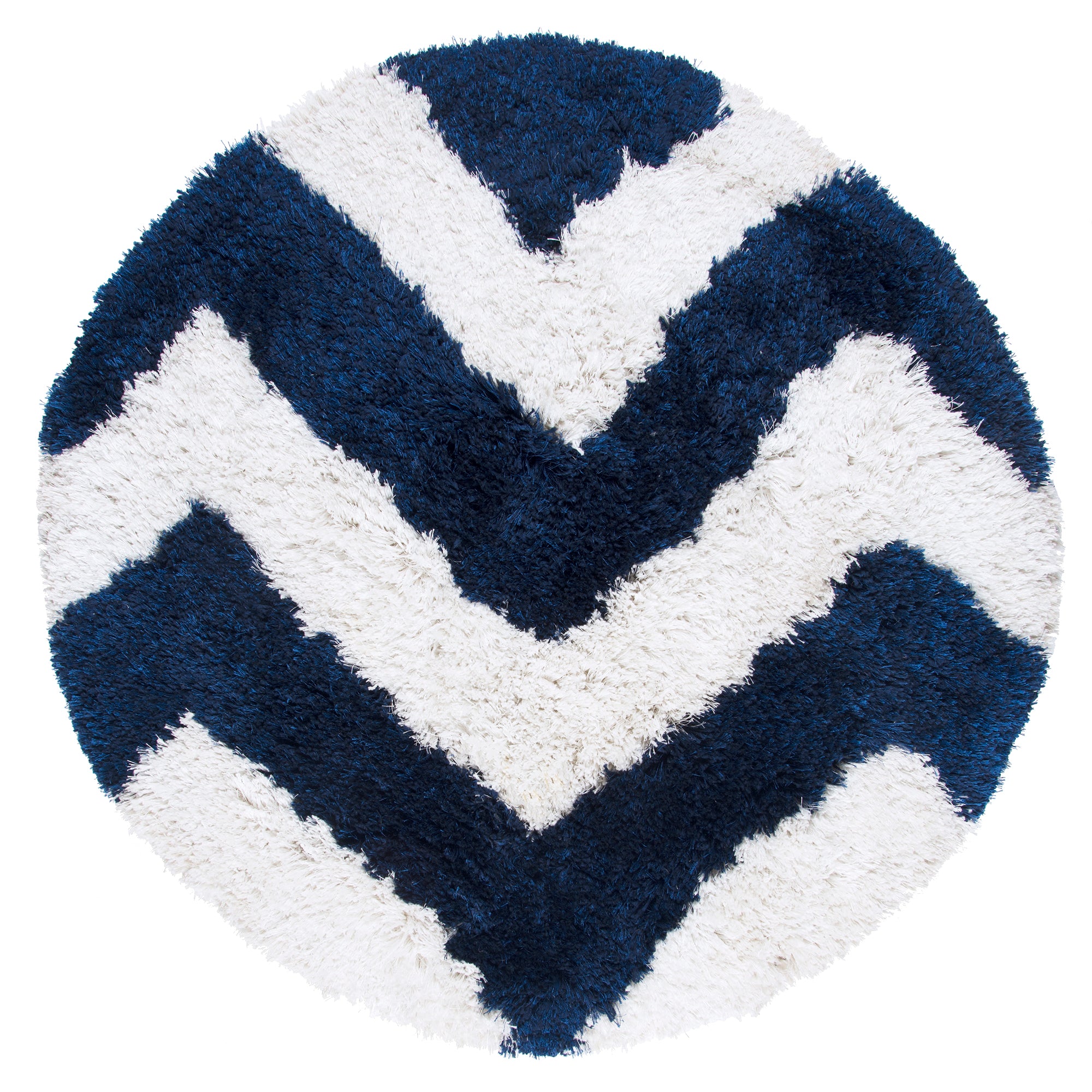 Rizzy Home Commons CO9495 Navy Chevron Area Rug