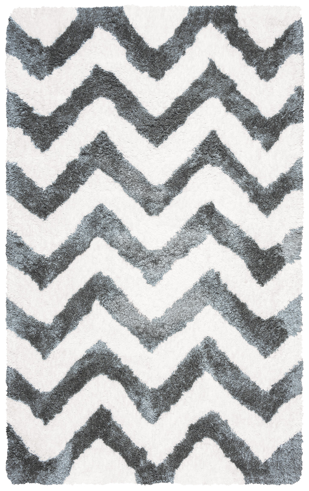Rizzy Home Commons CO9536 Gray Chevron Area Rug