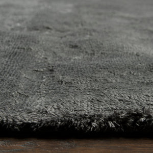 Rizzy Home Calgary CR690A Dark Gray Solid Area Rug