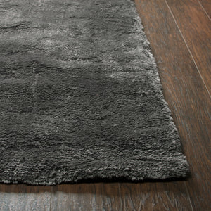 Rizzy Home Calgary CR690A Dark Gray Solid Area Rug