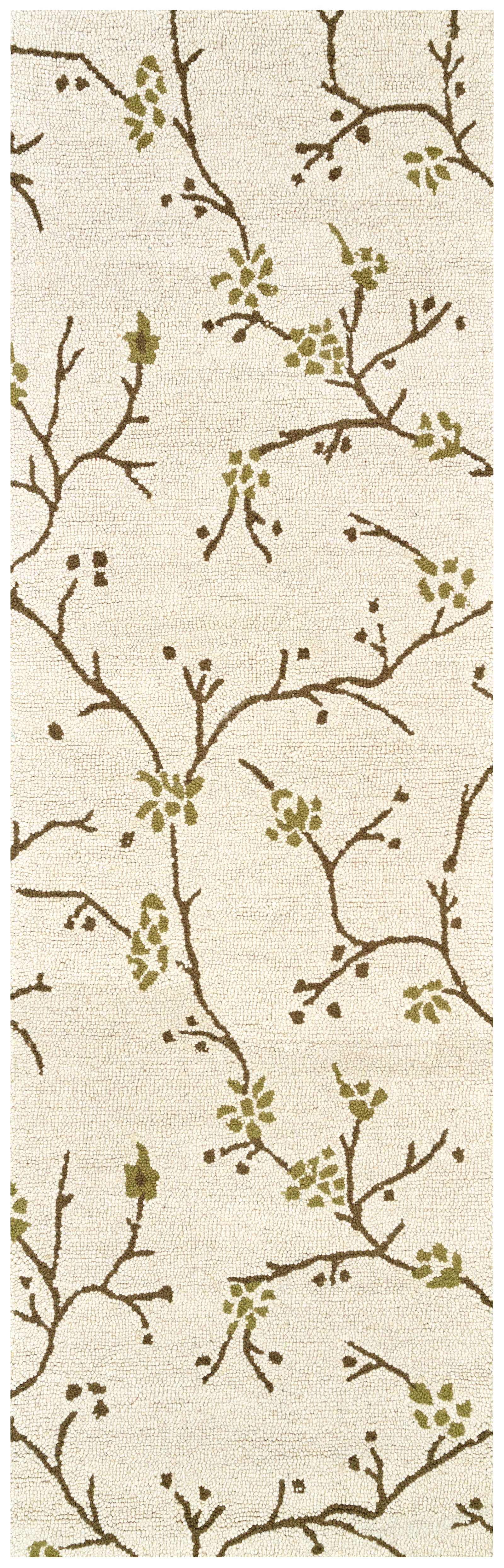 Rizzy Home Country CT1634 Ivory Floral Area Rug