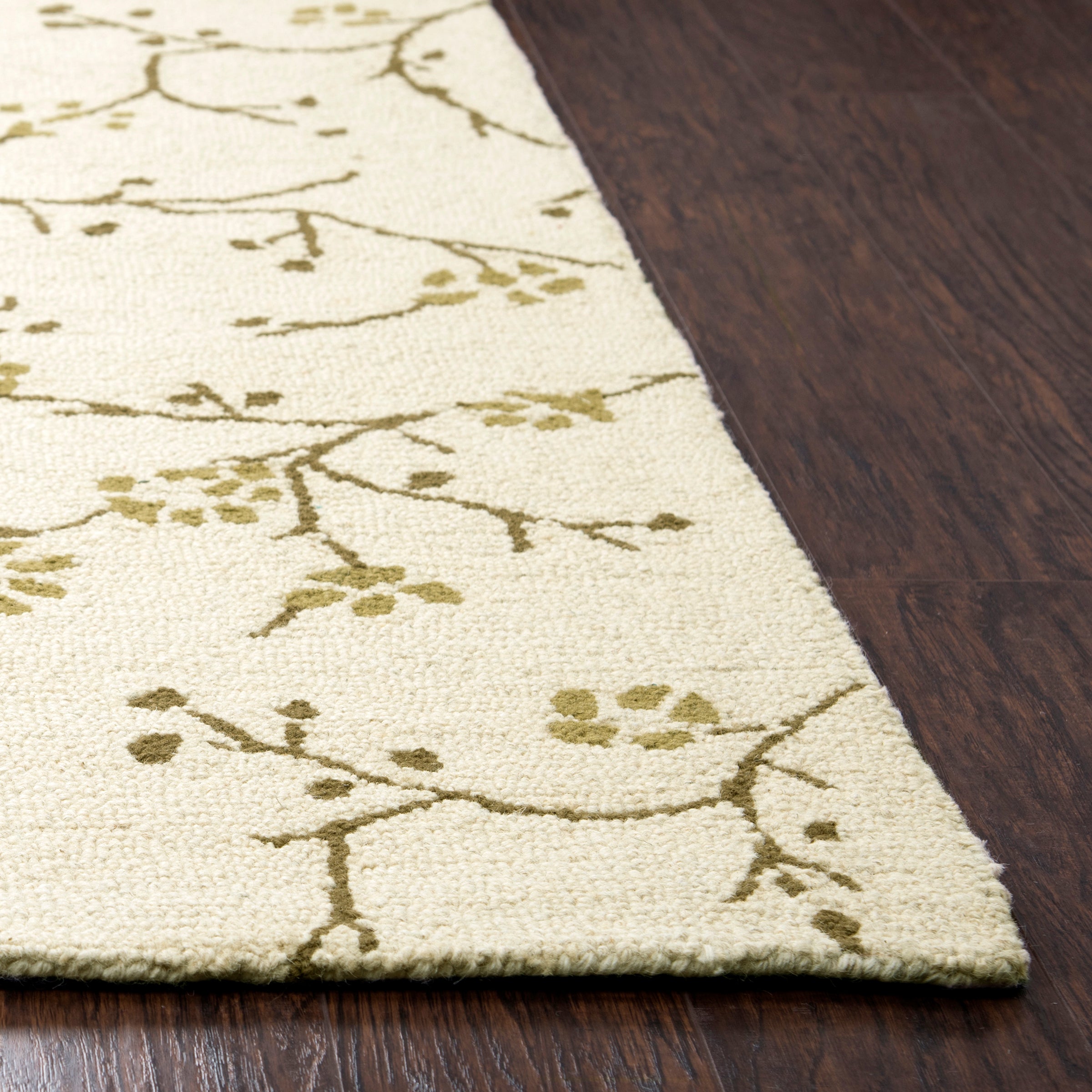 Rizzy Home Country CT1634 Ivory Floral Area Rug