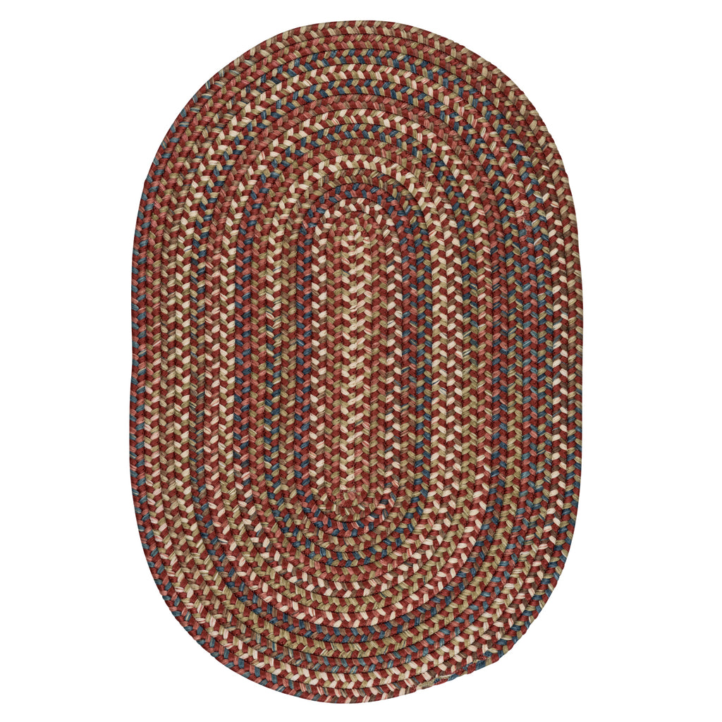 Colonial Mills Cedar Cove CV79 Rust Traditional Area Rug