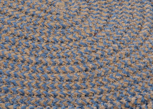 Colonial Mills Softex Check CX25 Blue Ice Check Traditional Area Rug